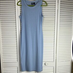 No comment Sleeveless Blue Dress